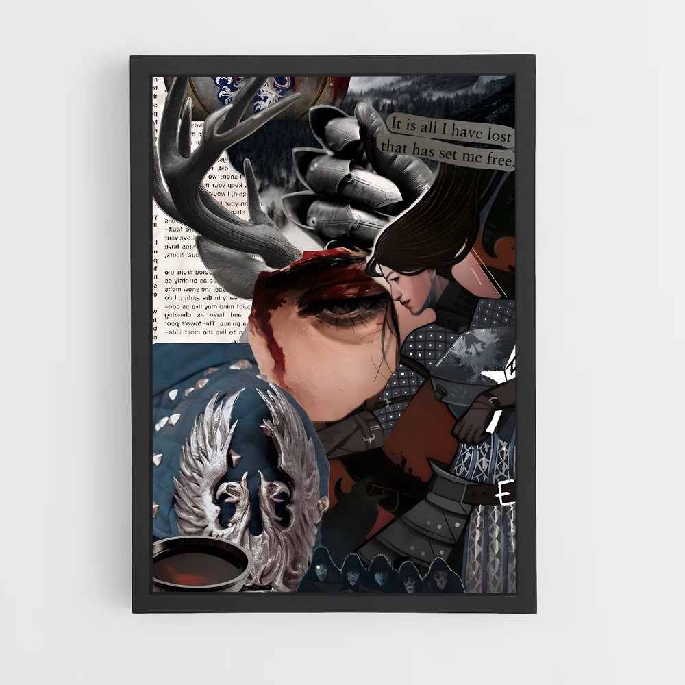 Poster L'Helm du Destin – affiche Dragon age (vue 2)